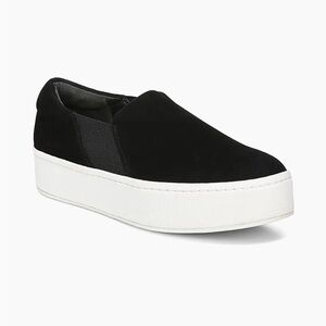 NEW Vince Warren Slip-On Platform Suede Sneakers 8M